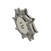 High Quality CNC Machined Stainless Steel Non-Symmetrical Sprocket Split Steel Sprockets